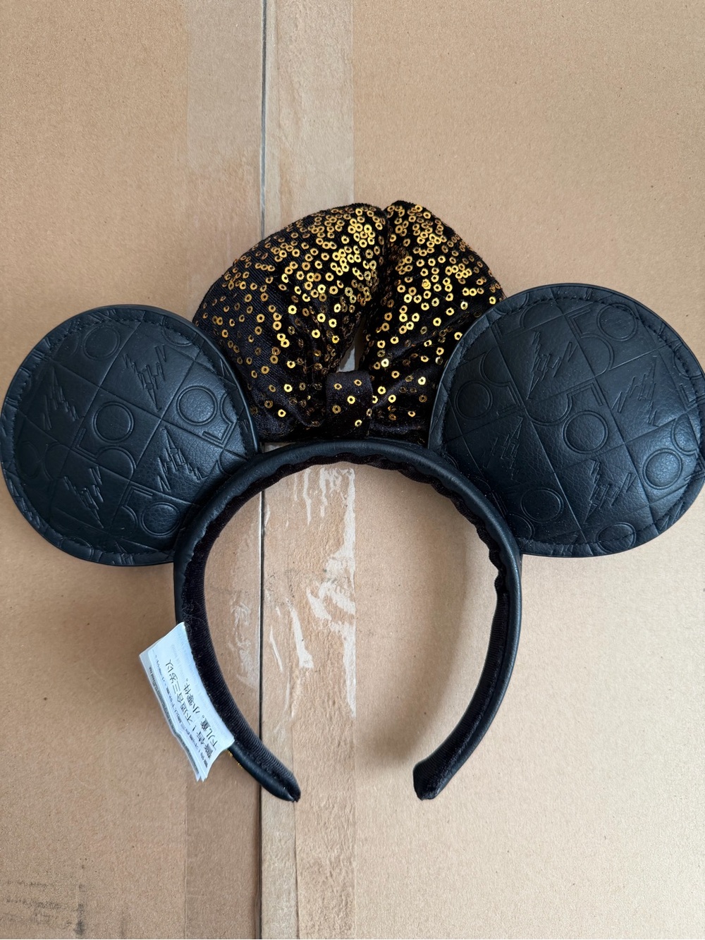 Disney Parks 50th Anniversary Black Gold Minnie Ears Headband Walt Disney World - Picture 4 of 4